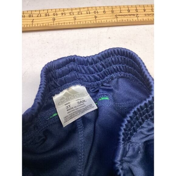 Kids Shorts Size 3T Navy Blue Adidas - Picture 2 of 3